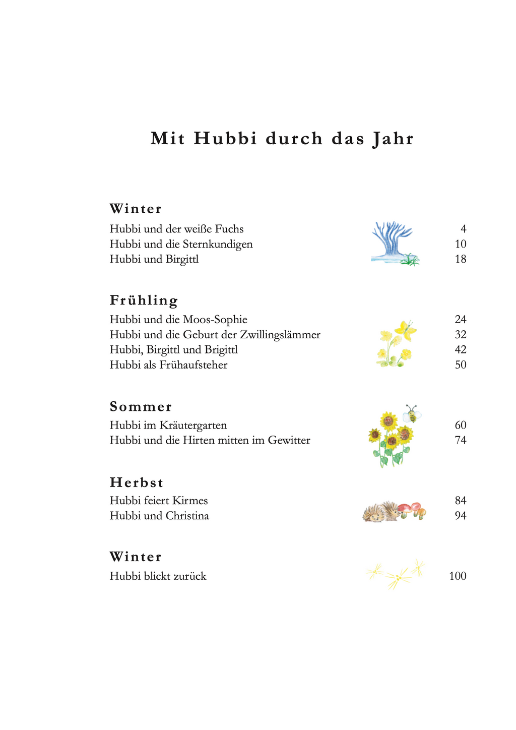 Mit Hubbi durch das Jahr - 12 Hirtengeschichten